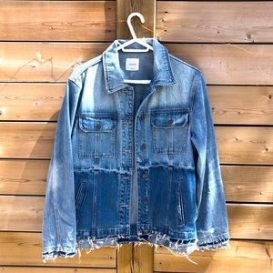Two Toned Denim Jacket | Medium